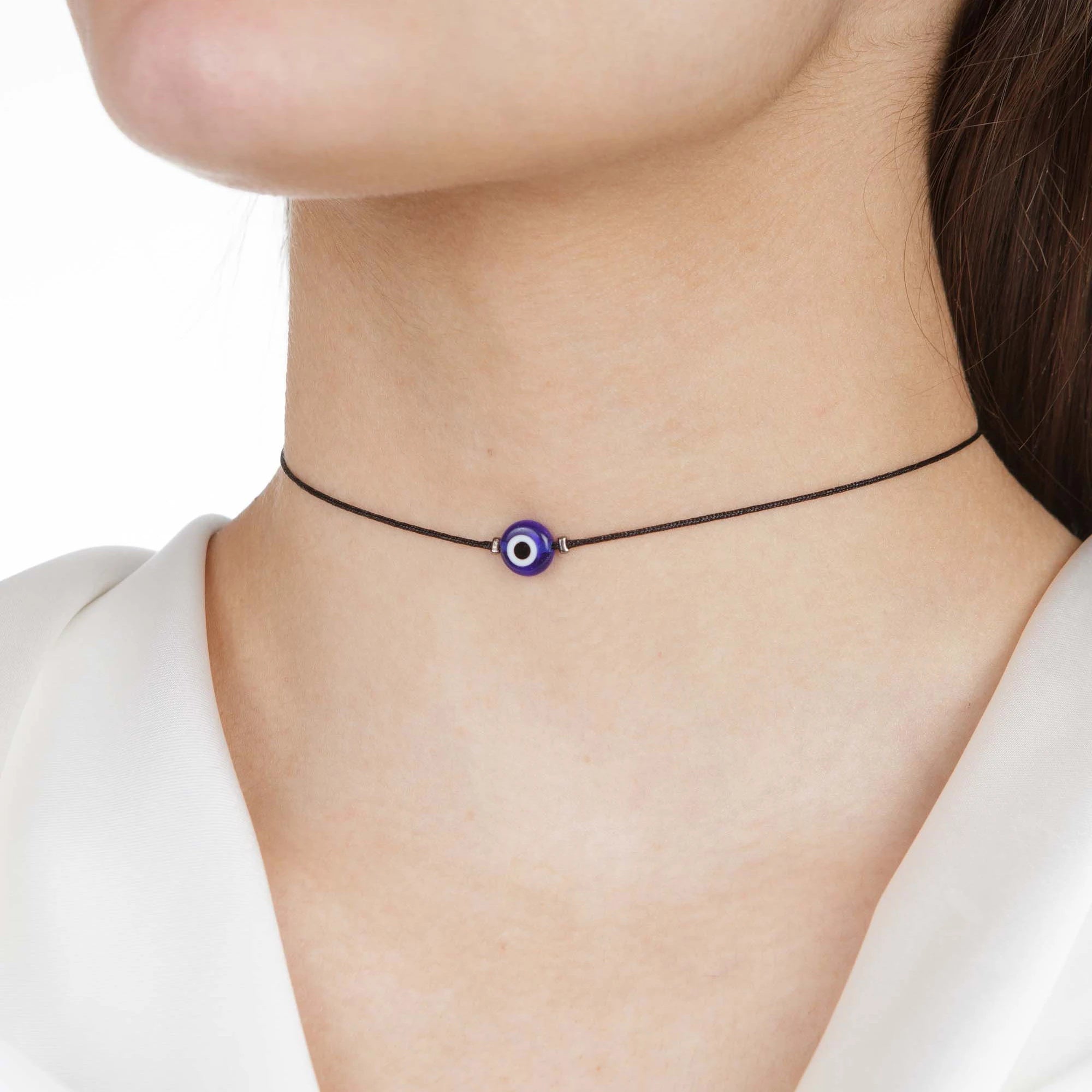 Nazar Evil Eye Choker — Handmade Protection Necklace