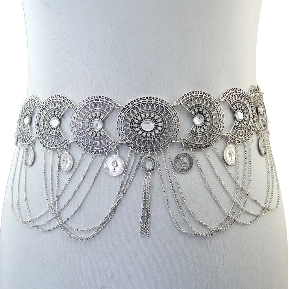 Atlas Coin Belt — Moroccan Tribal Body Chain