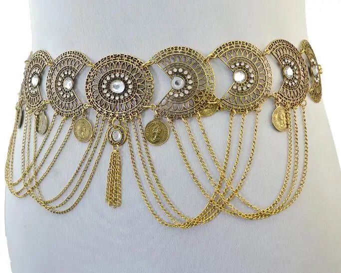 Atlas Coin Belt — Moroccan Tribal Body Chain