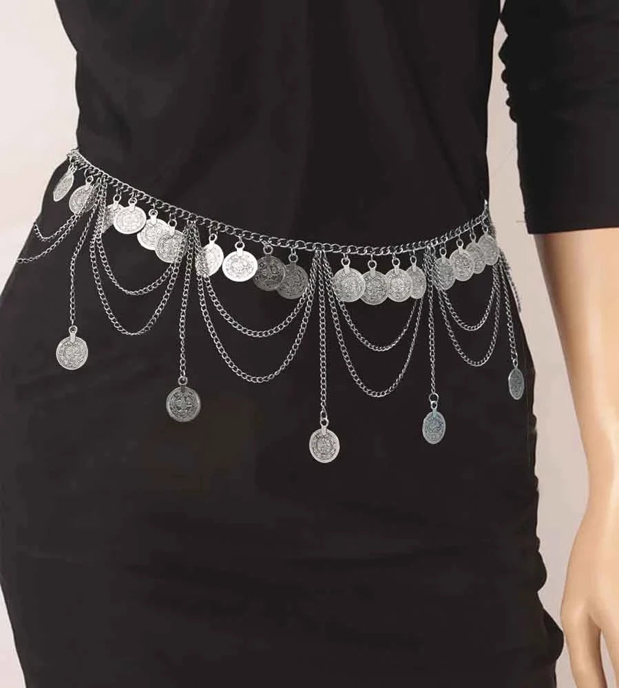 Atlas Coin Belt — Moroccan Tribal Body Chain