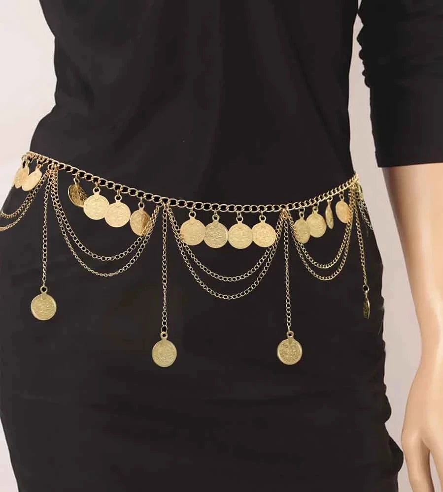 Atlas Coin Belt — Moroccan Tribal Body Chain