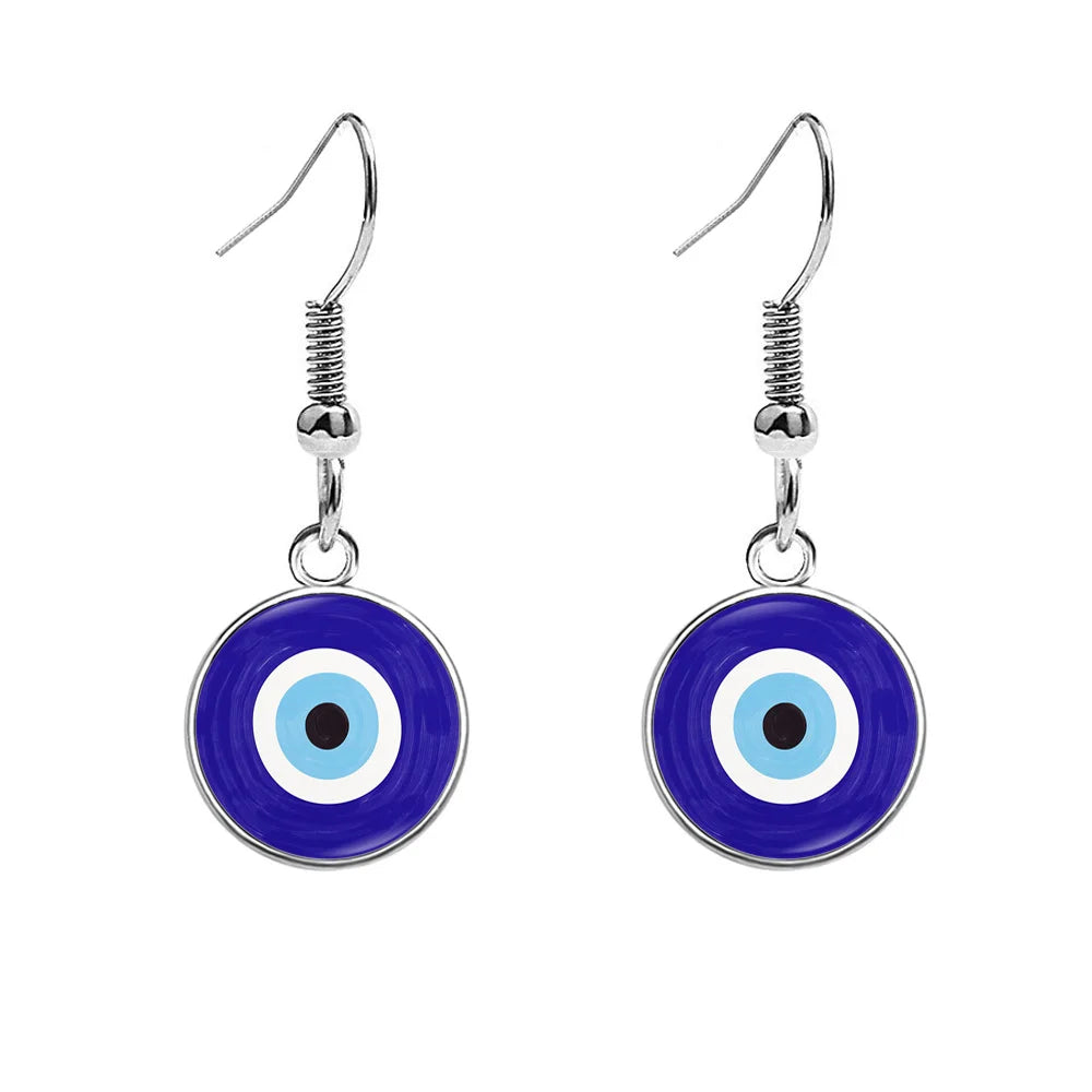 Nazar Evil Eye Earrings — Moroccan Talisman Drops