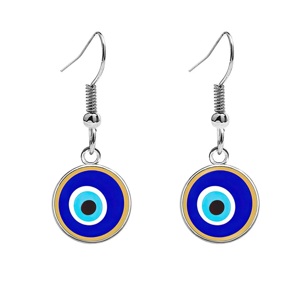 Nazar Evil Eye Earrings — Moroccan Talisman Drops