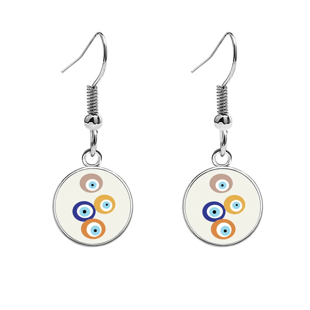 Nazar Evil Eye Earrings — Moroccan Talisman Drops